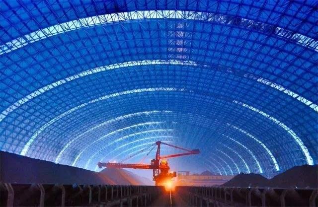 任丘亿优钢构工程师为您解析原料场封闭技术的特点和类型
